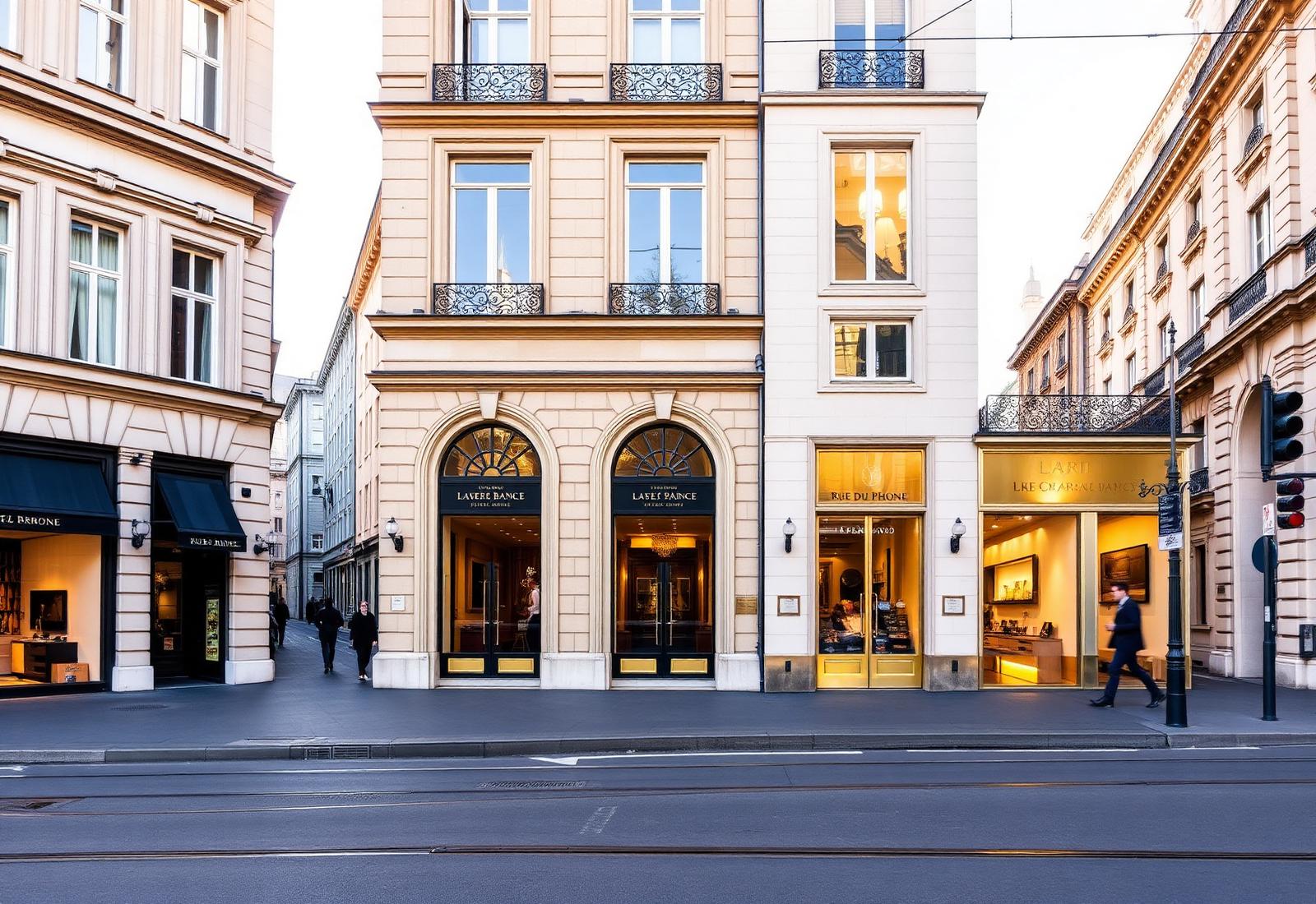 A quiet street in central Geneva